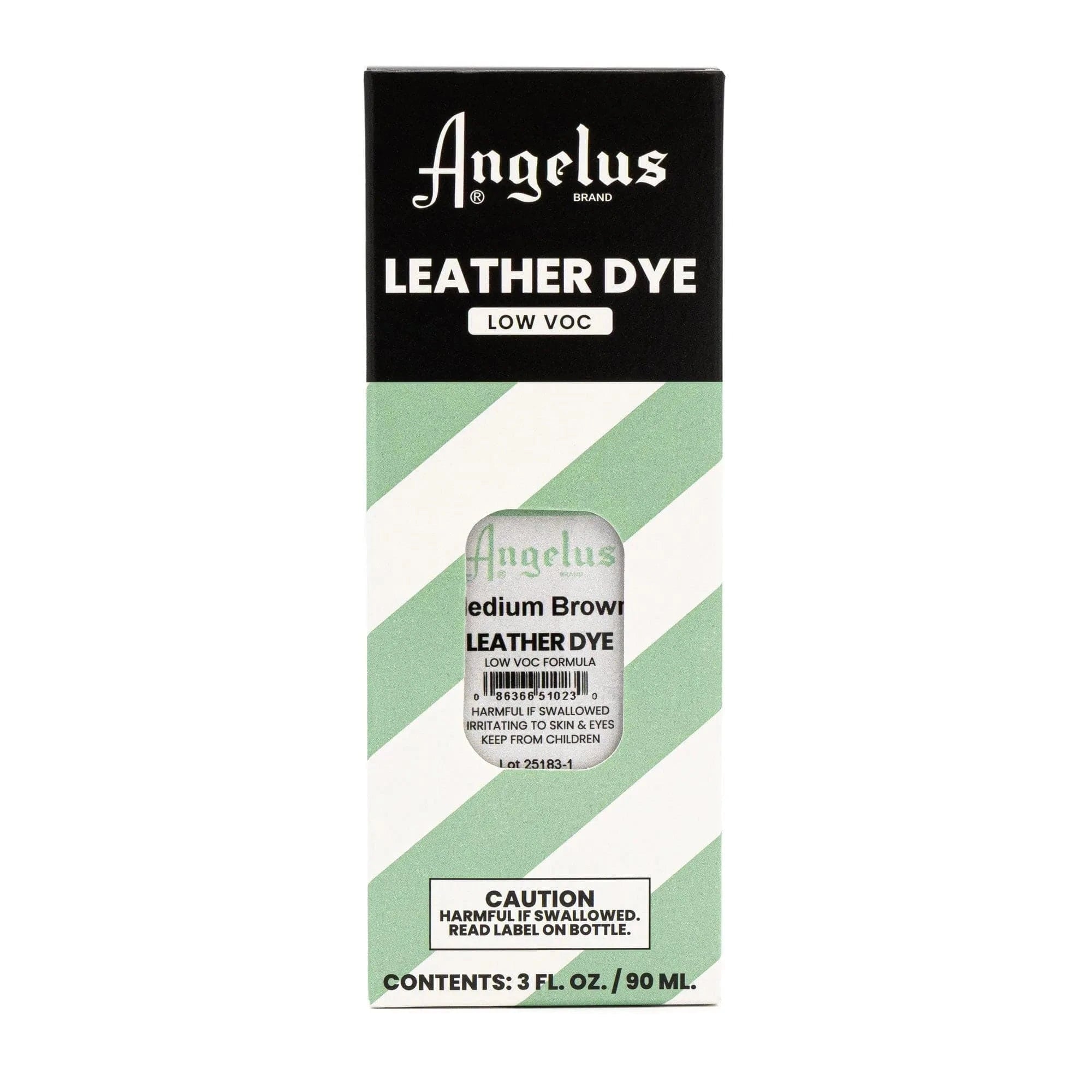 Angelus Direct Medium Brown Low VOC Leather Dye 3 oz. Low VOC Leather Dye