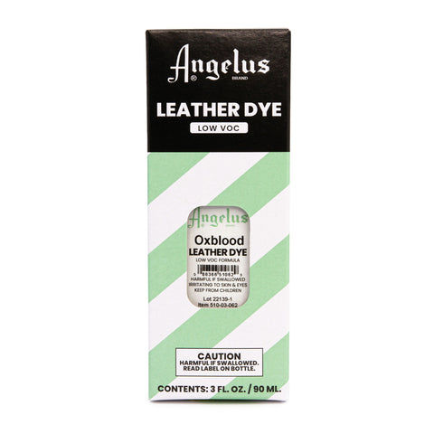 Angelus Oxblood Low VOC Leather Dye - 3 oz.