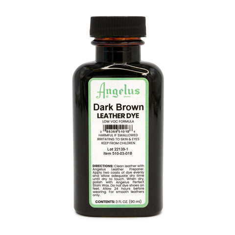 Angelus Leather Dye 3 oz - Dark Brown