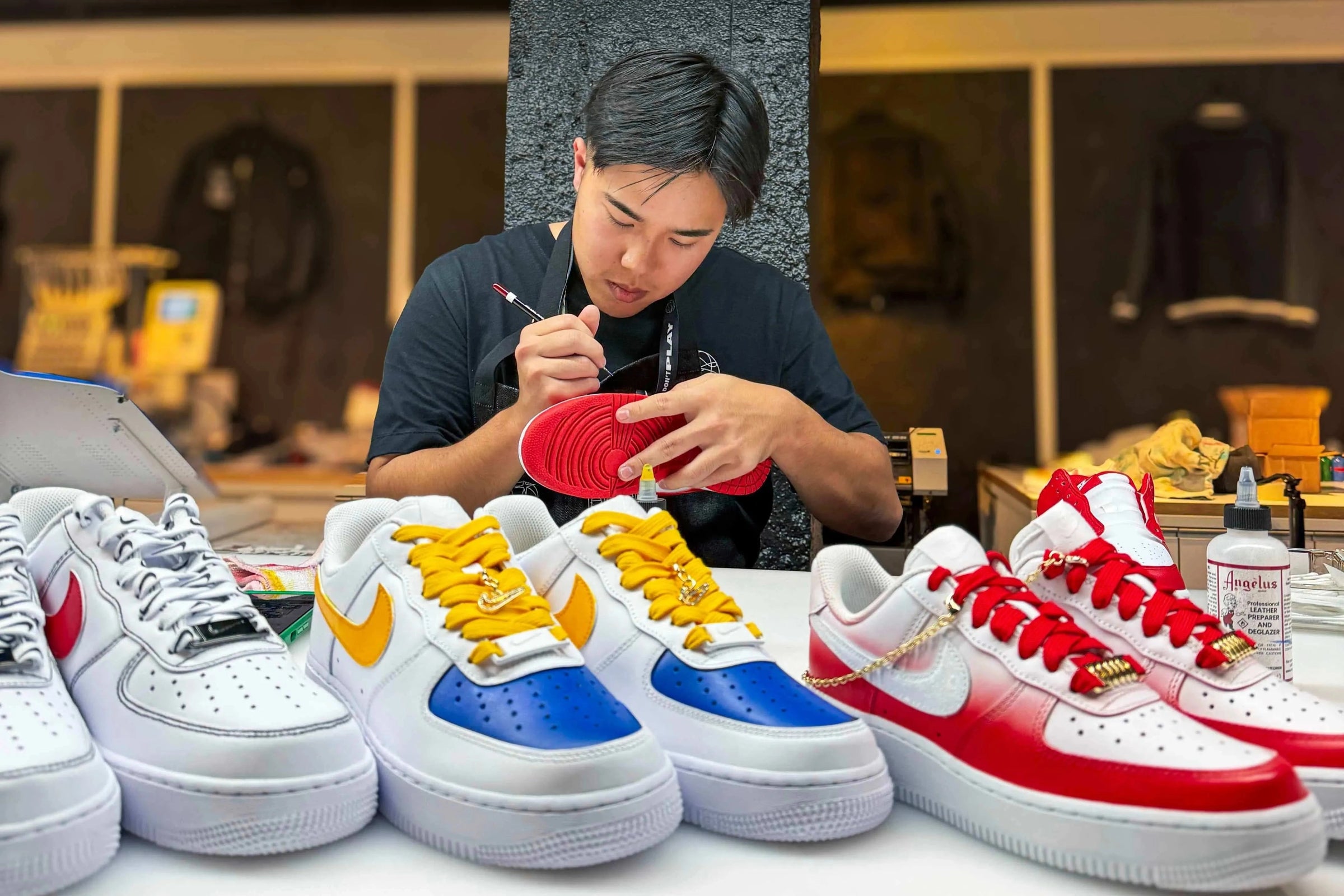 Angelus Direct Sneaker Painting & Customization Workshop in Los Angeles / Orange County