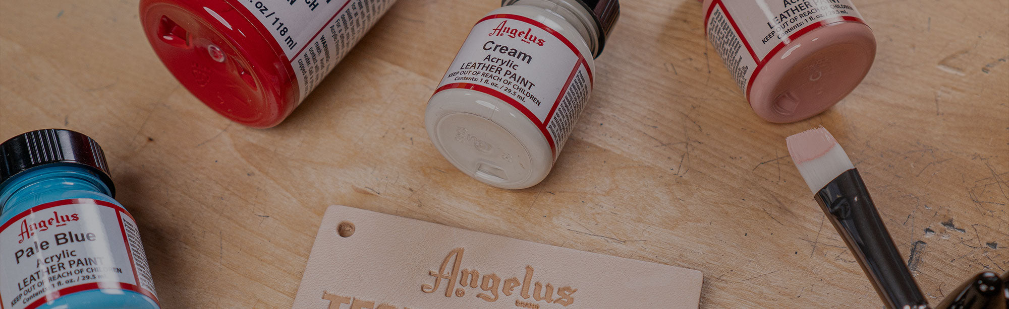 Angelus Paints and Brushes