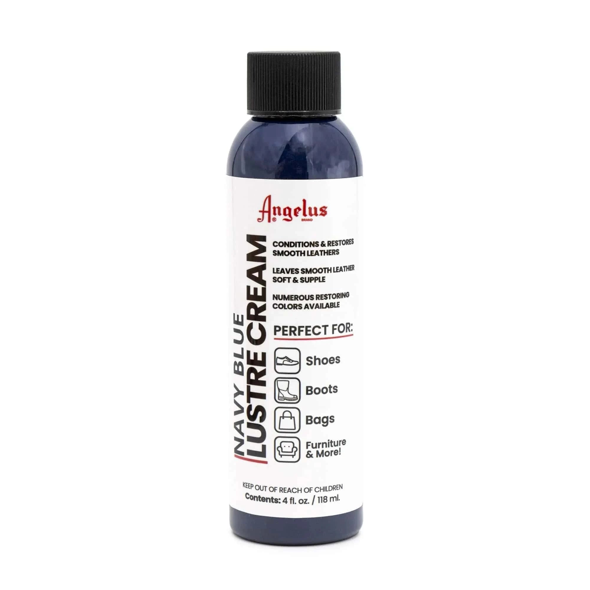 Angelus Direct Navy Blue Lustre Cream 4 oz. Lustre Cream