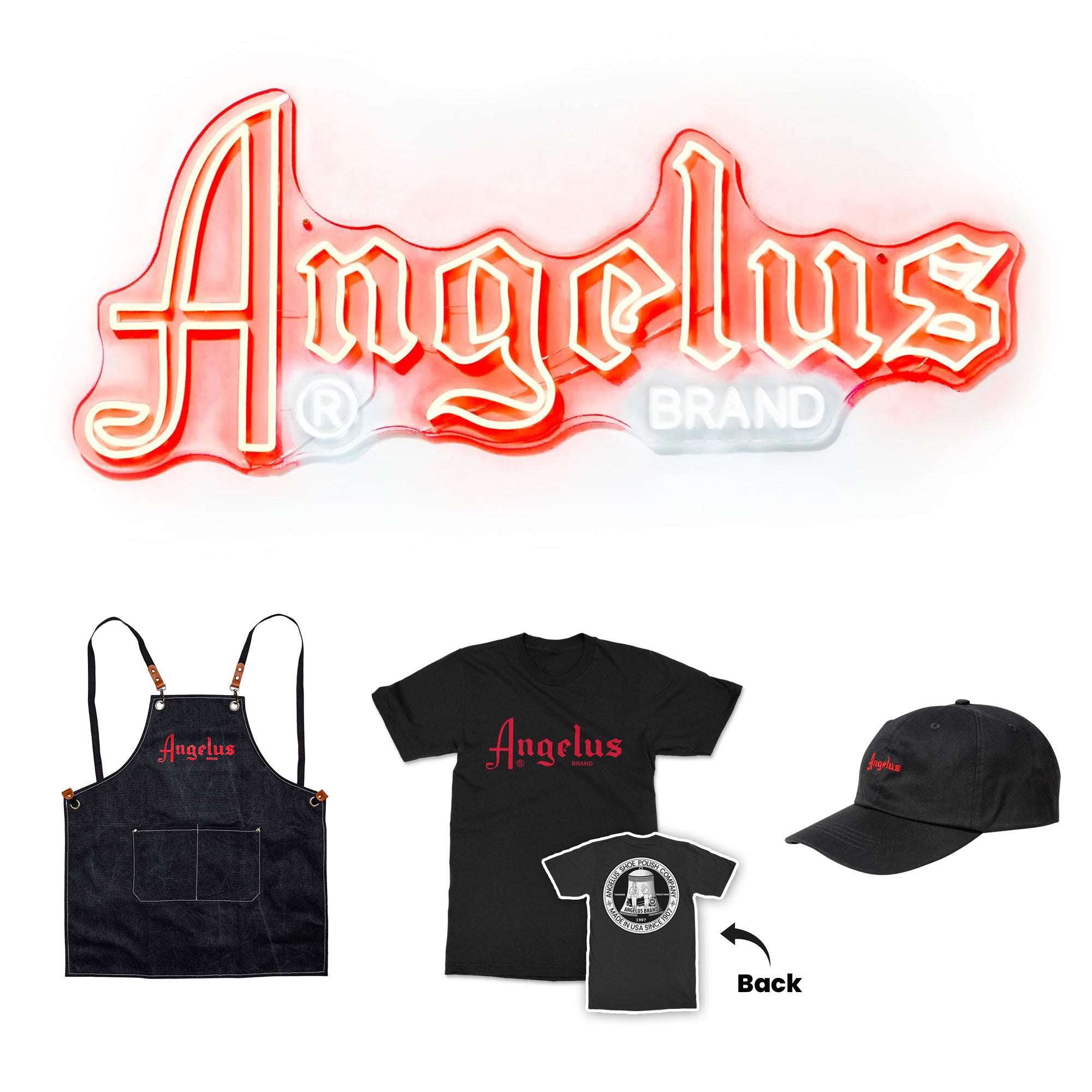 Angelus Neon Sign + Merch Bundle