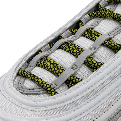 Olive/Black Rope Laces on shoes