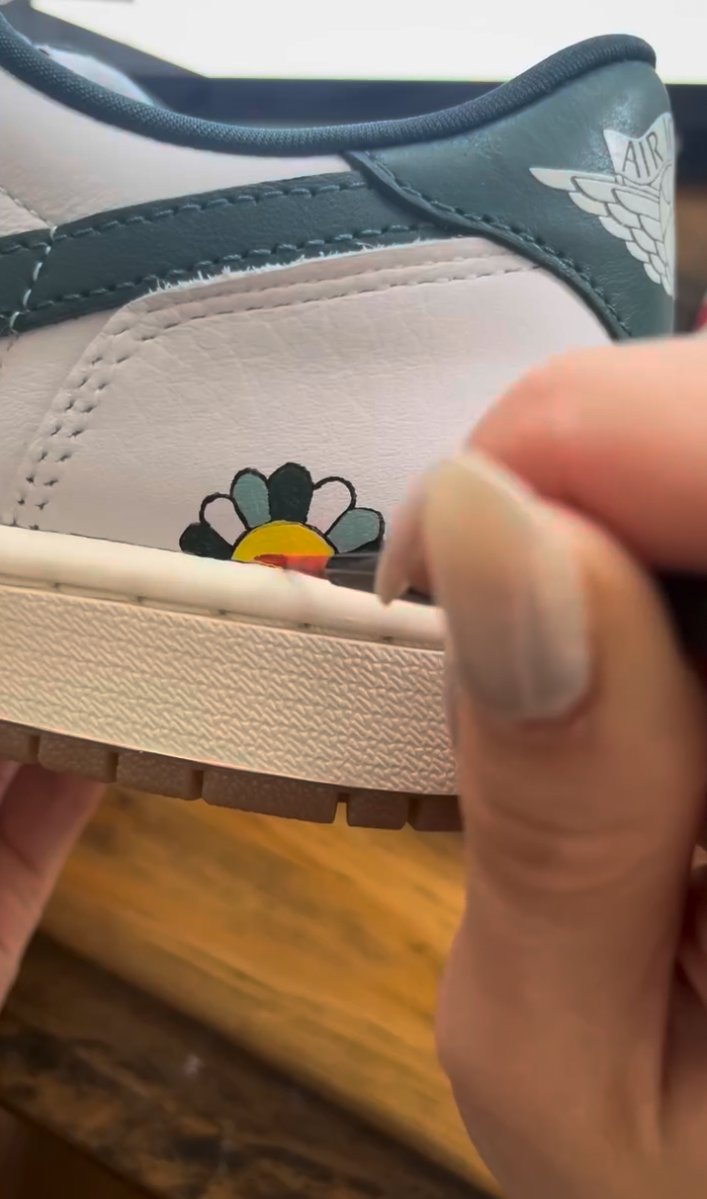 Painting Base Colors with Angelus Paints on Air Jordans