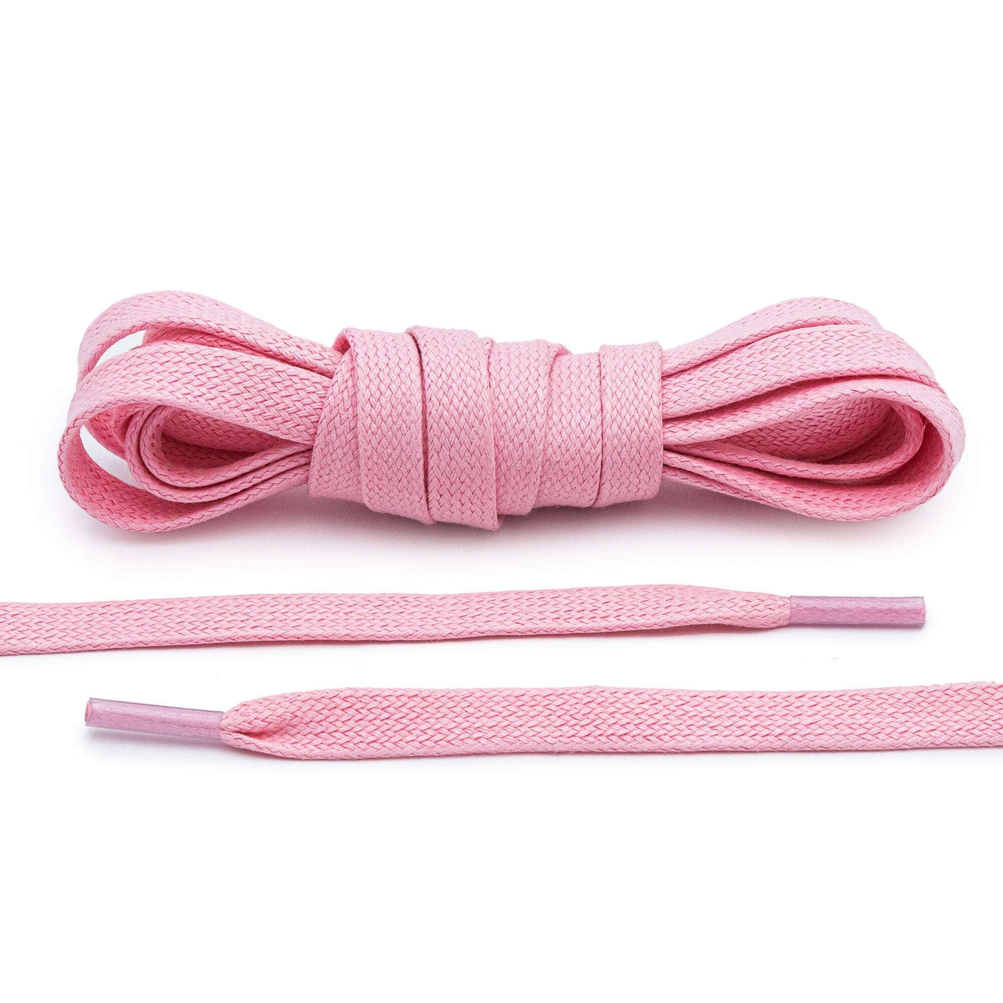 Pink Waxed Shoe Laces