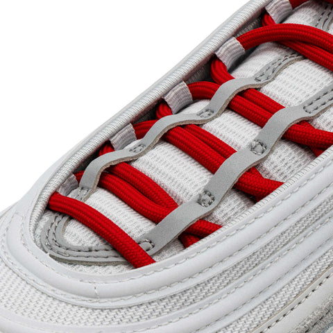 Red Rope Laces on shoes
