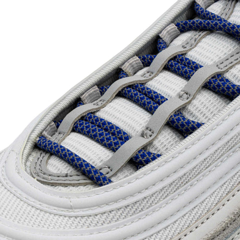 Sapphire 3M Reflective Rope Laces on shoes