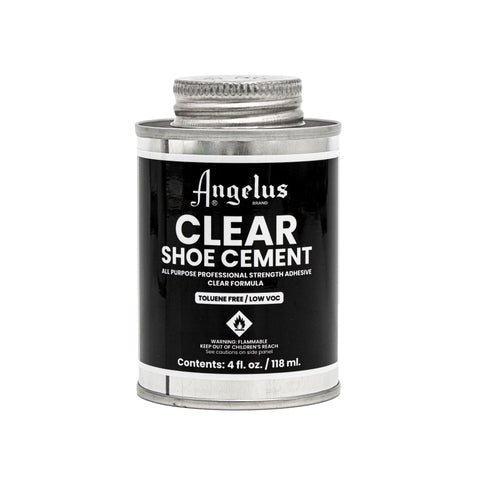 Angelus Clear Shoe Cement - Reglue shoe soles and all smooth leathers