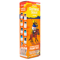 Angelus 13-Piece South West Sunset Paint Kit for custom sneaker painting – full kit with warm southwestern color palette - front angle of box