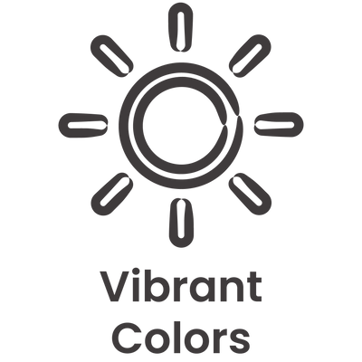 Vibrant colors