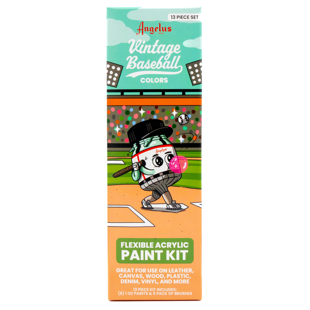 Angelus Vintage Baseball Paint Kit