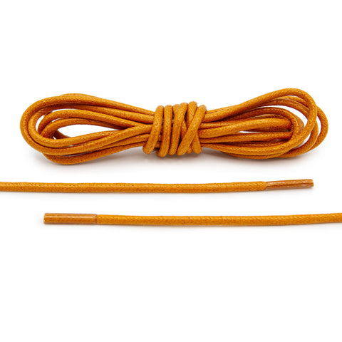 Leather Shoe Laces Boots, Round Shoelaces Waxed Shoes