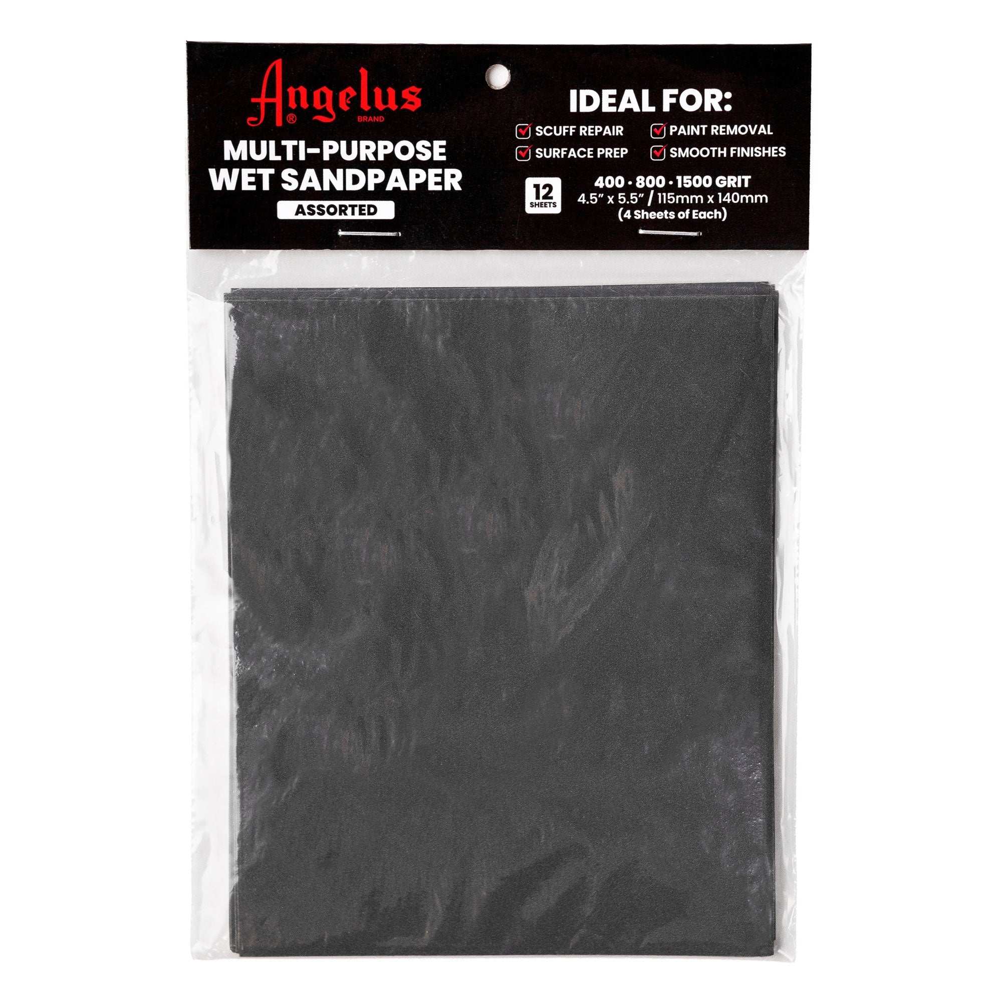 Angelus 4.5"x5.5" Multi - Purpose Wet Sandpaper - Angelus Direct