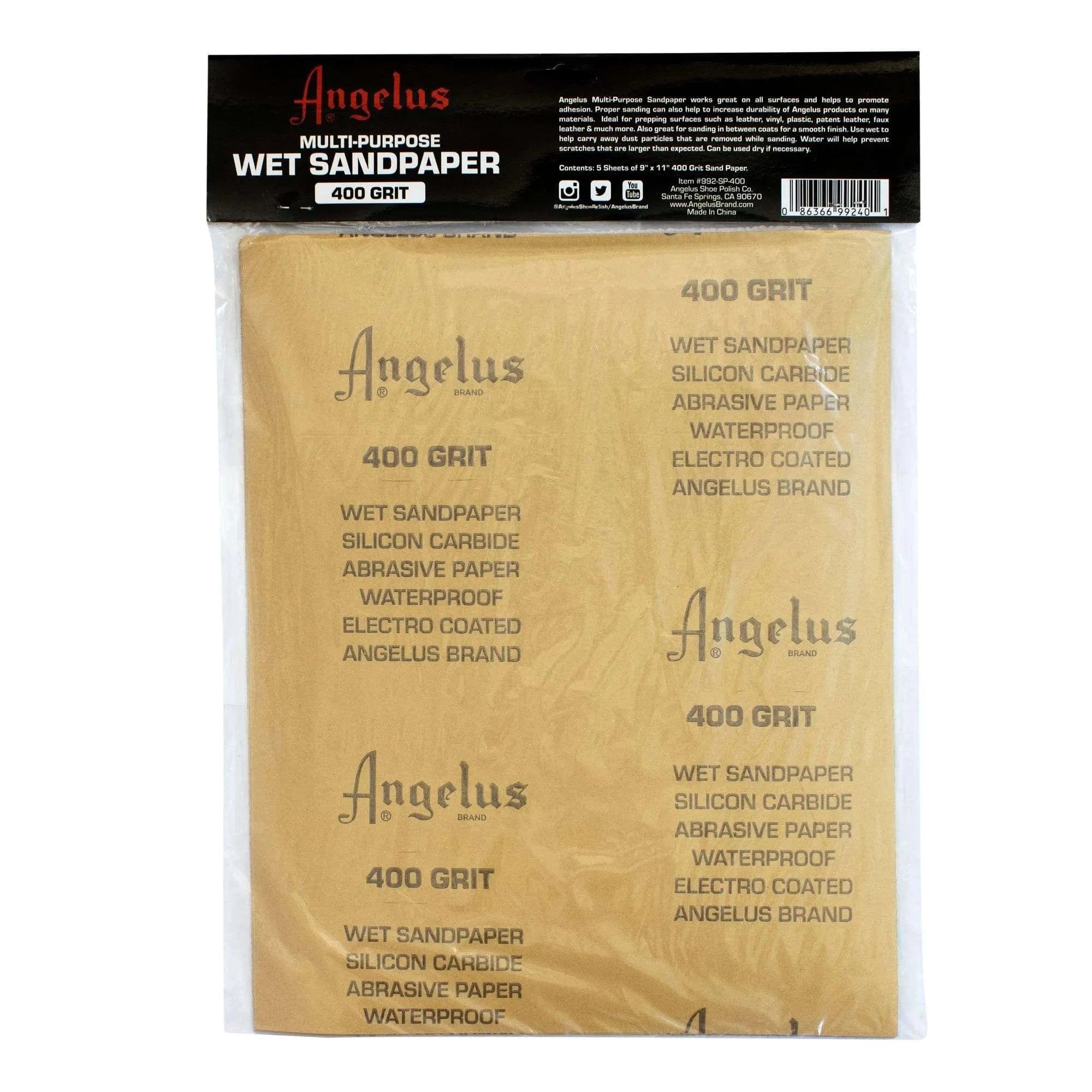 Angelus 9"x11"Multi - Purpose Wet Sandpaper - Angelus Direct