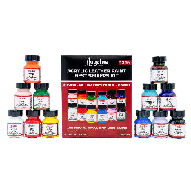 Angelus Direct Angelus Acrylic Leather Paint - Best Sellers Kit 1 oz. Bottles Standard Paint