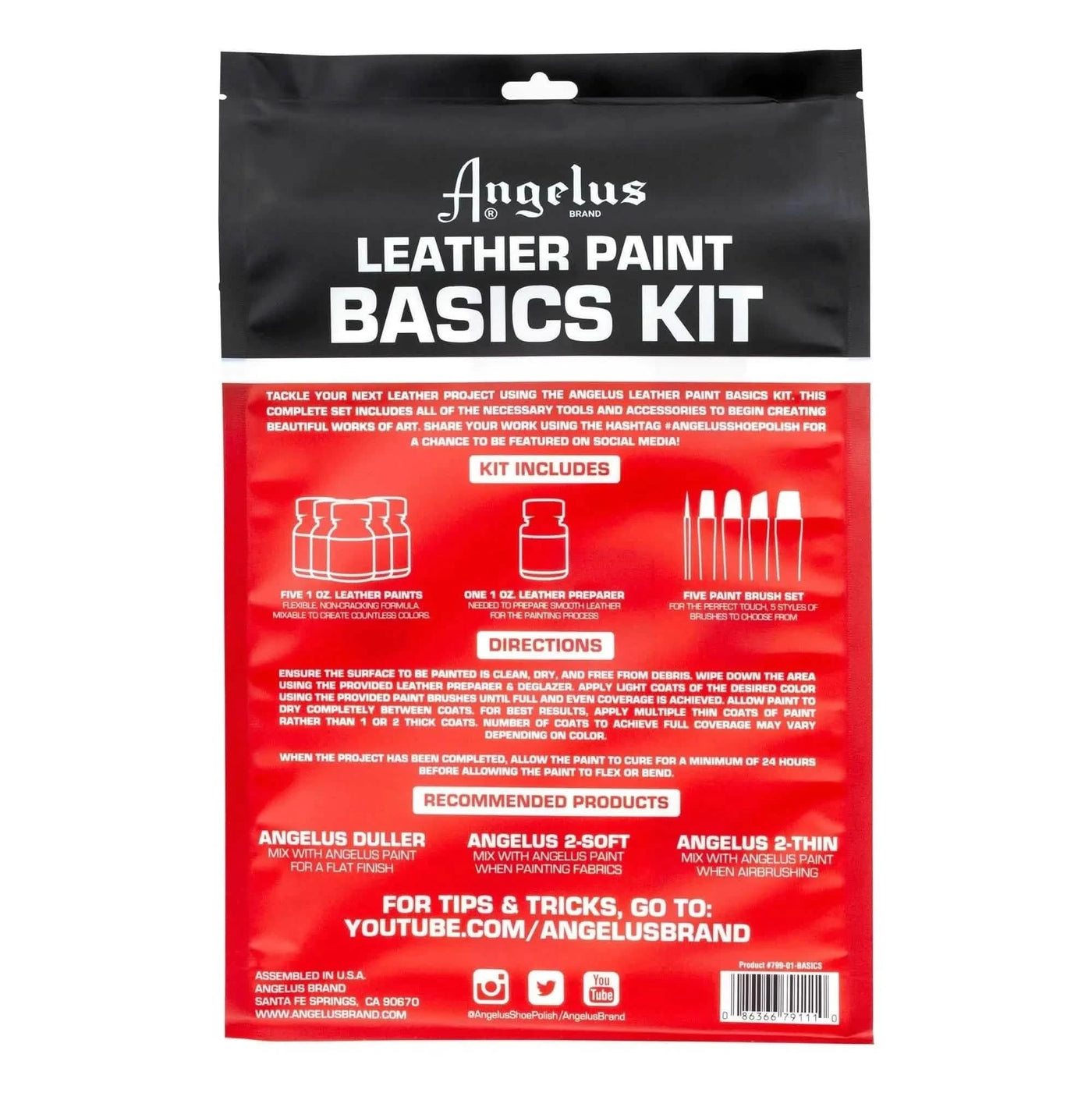 Angelus Direct Angelus Paint Basics Kit 1 Kit Paint Kit