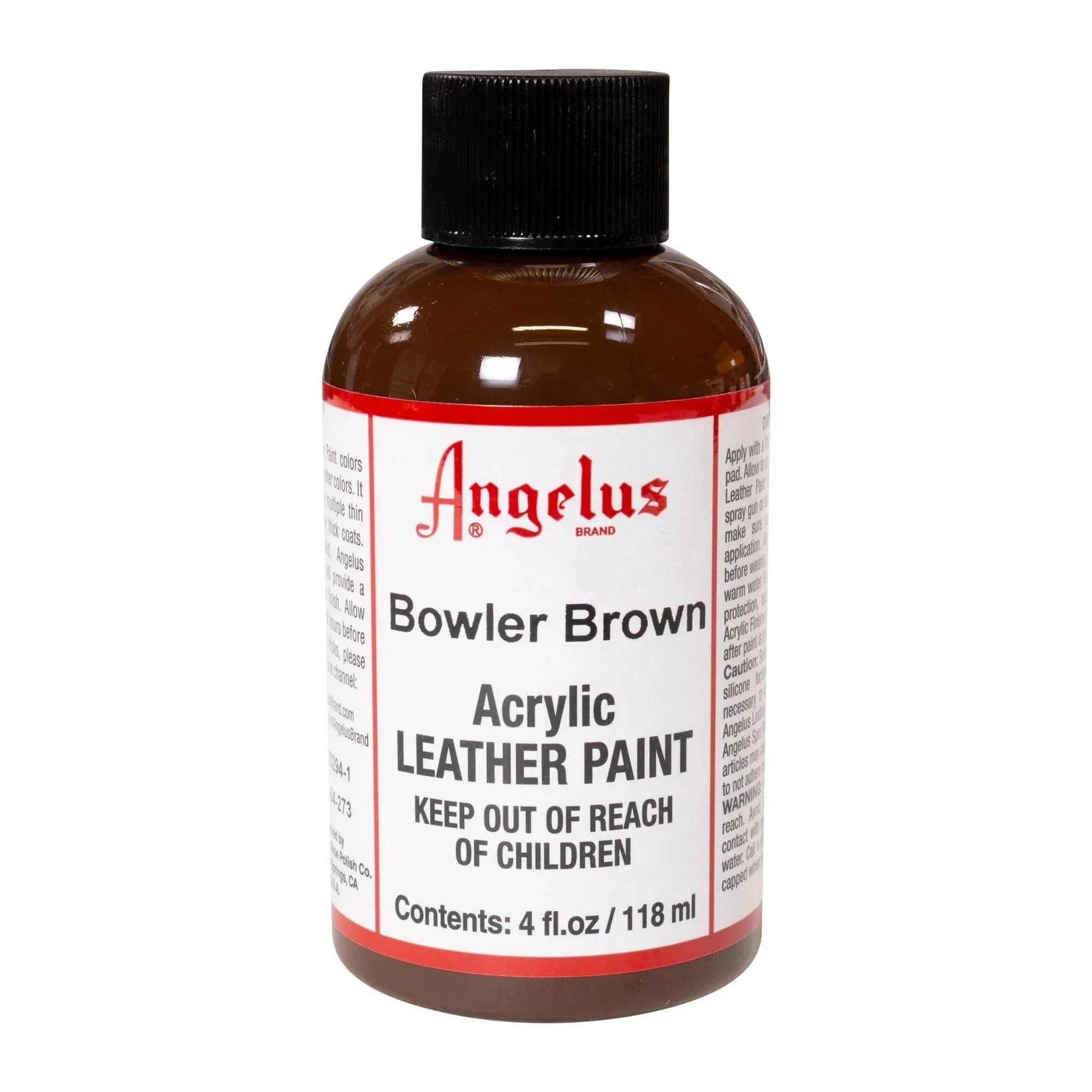 Angelus Direct Angelus Bowler Brown Paint 4 oz. Standard Paint