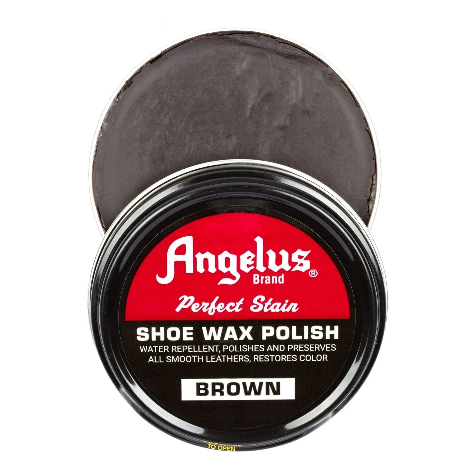 Angelus Brown Shoe Wax Polish - Angelus Direct