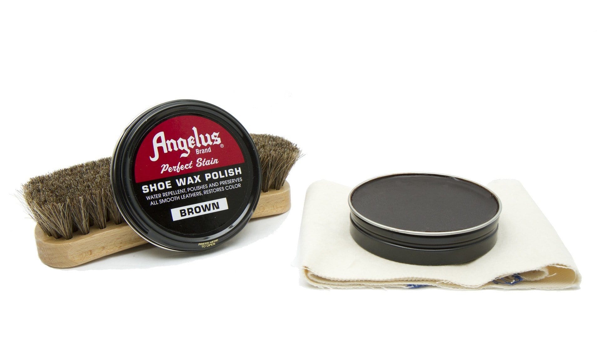 Angelus Brown Shoe Wax Polish - Angelus Direct