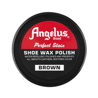 Angelus Brown Shoe Wax Polish - Traditional Brown Leather Restorer and Waterproofer