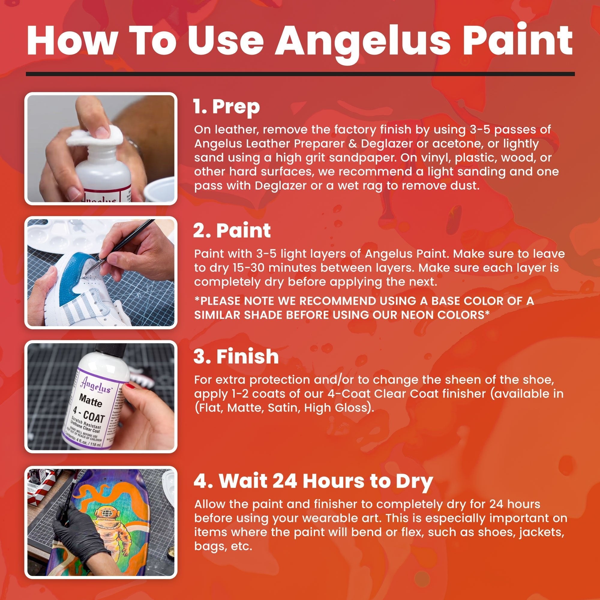 Angelus Coral Paint - Angelus Direct