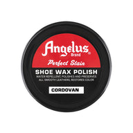 Angelus Cordovan Shoe Wax Polish - Deep Burgundy Stain for High-End Leather Footwear