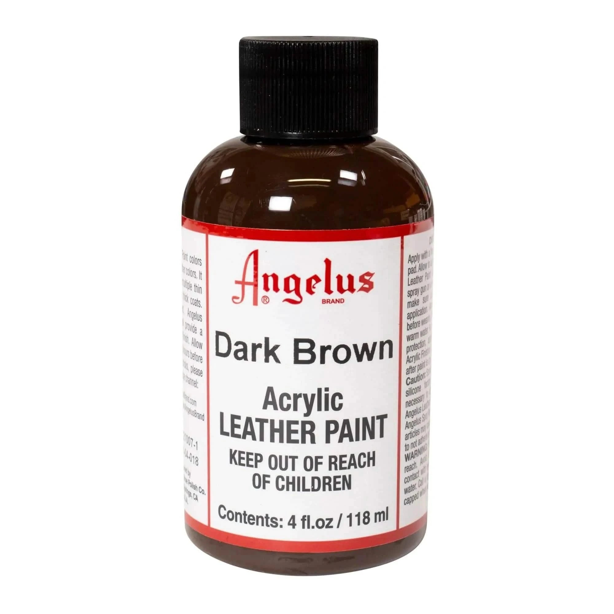 Angelus Direct Angelus Dark Brown Paint 4 oz. Standard Paint