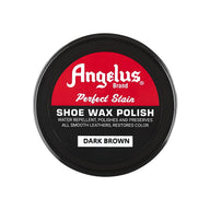Angelus Dark Brown Shoe Wax Polish - Heavy Duty Protection for Dark Leather Gear