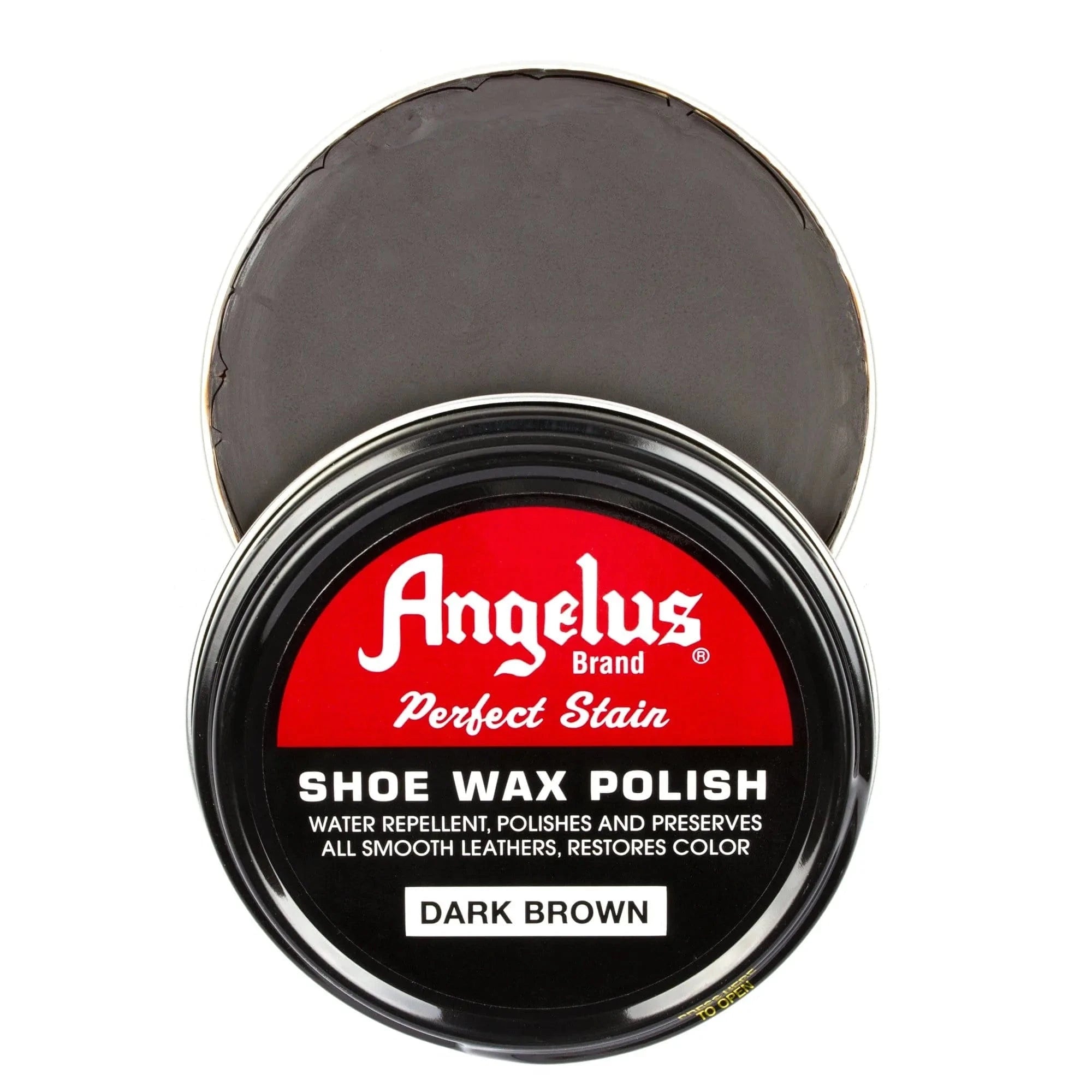 Angelus Dark Brown Shoe Wax Polish - Angelus Direct