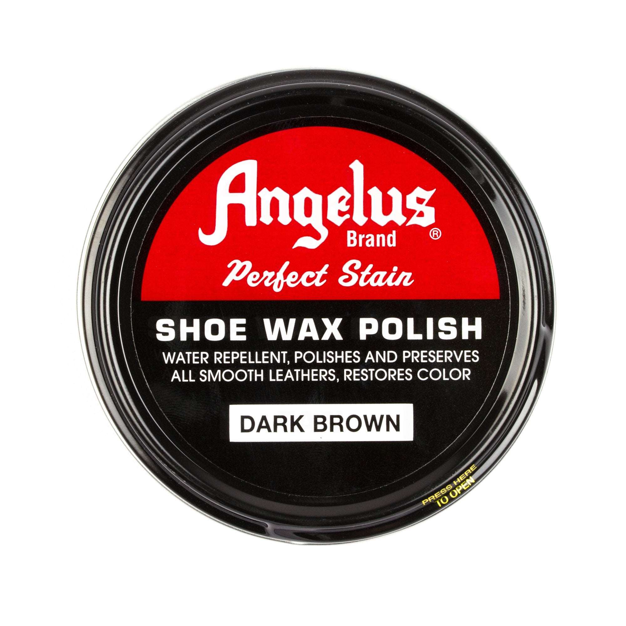 Angelus Dark Brown Shoe Wax Polish - Angelus Direct