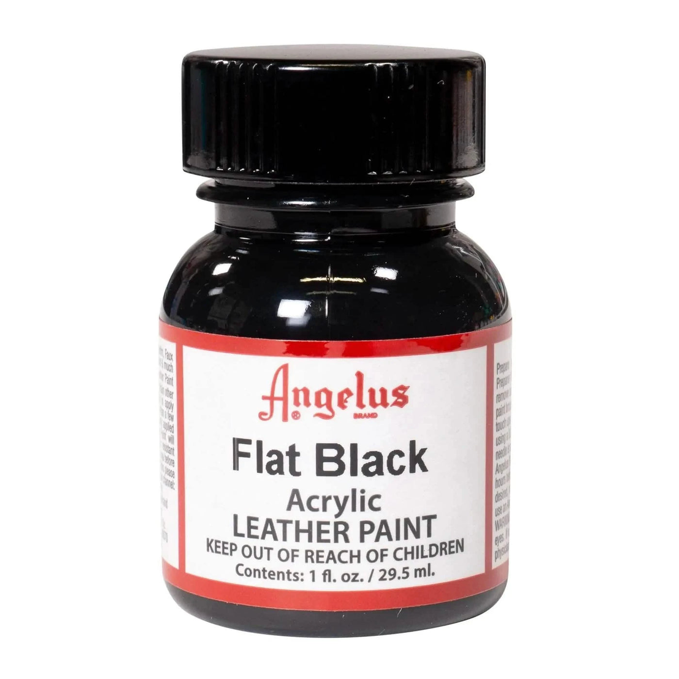 Angelus Direct Angelus Flat Black Paint 1 oz. Standard Paint
