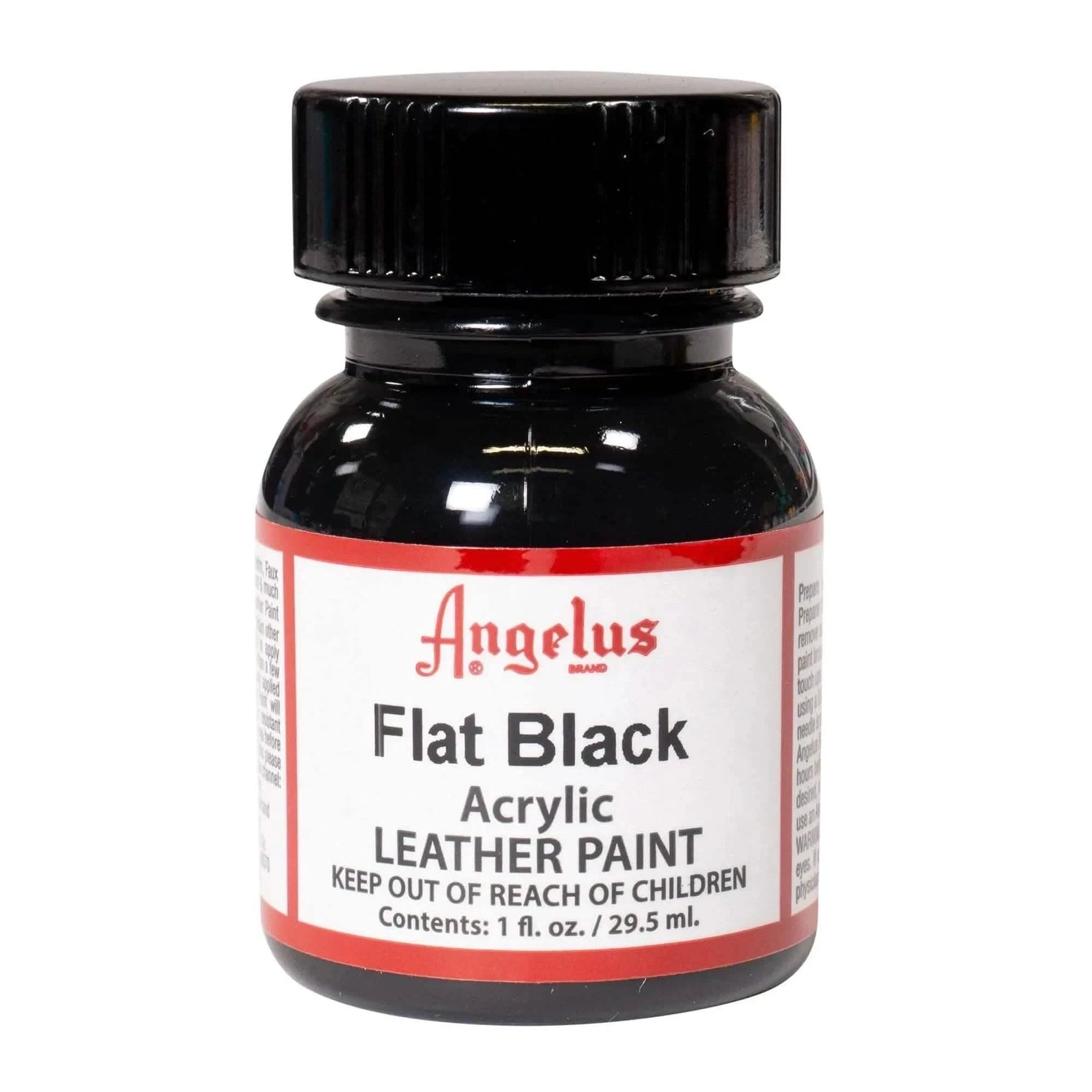 Angelus Direct Angelus Flat Black Paint 1 oz. Standard Paint