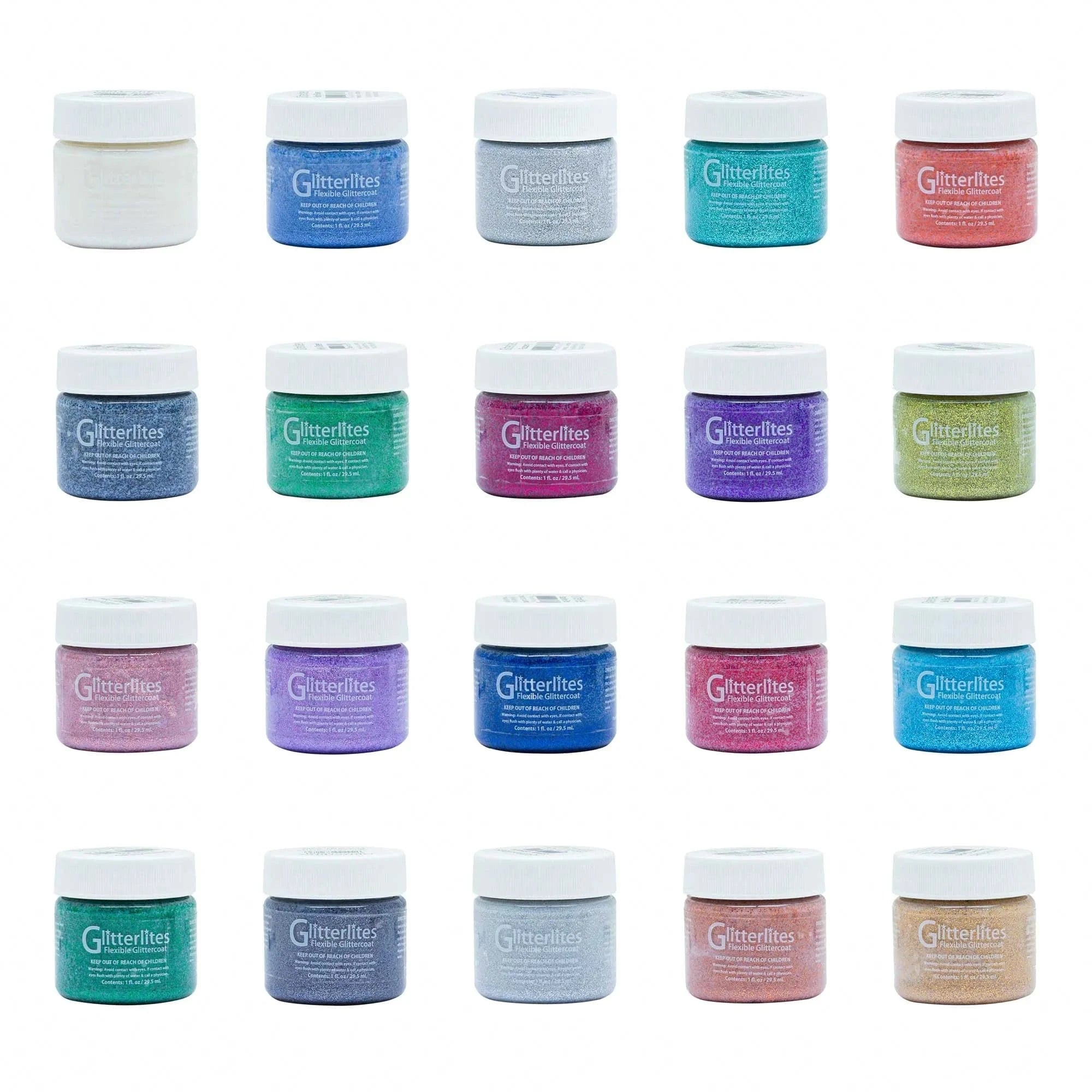 Angelus Glitterlites Kit - 20 colors - Angelus Direct