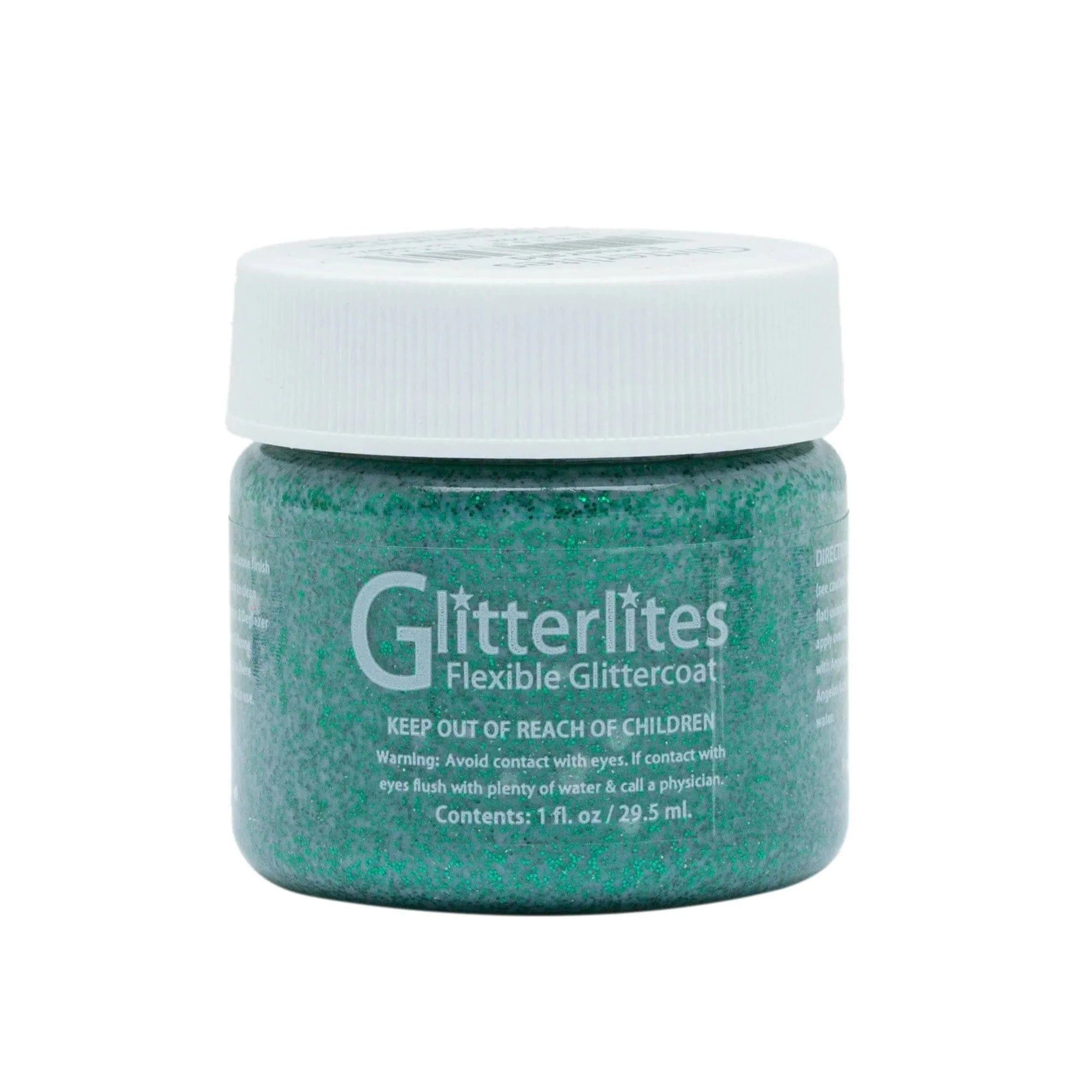 Angelus Glitterlites Paint - Emerald - Angelus Direct