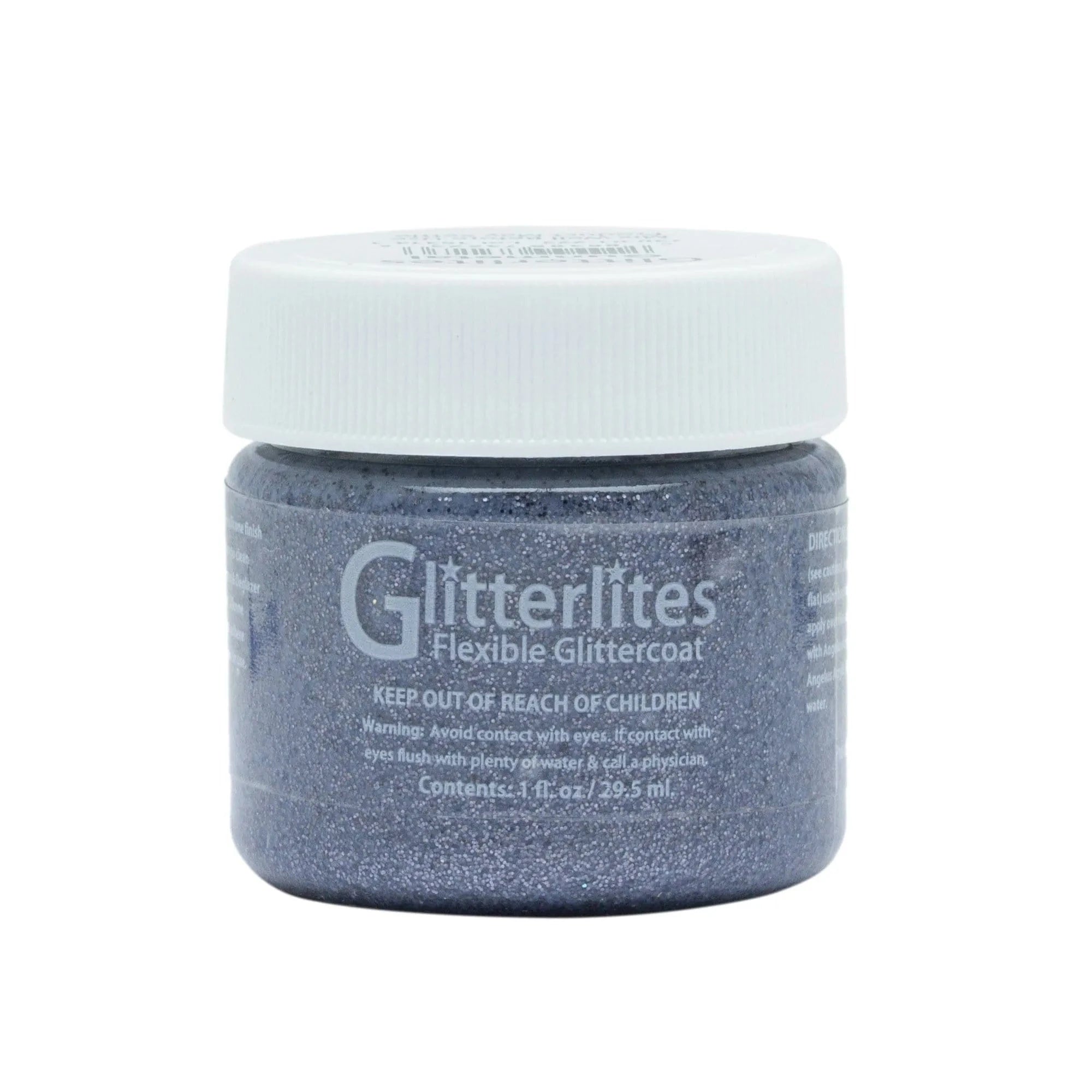 Angelus Glitterlites Paint - Gunmetal - Angelus Direct