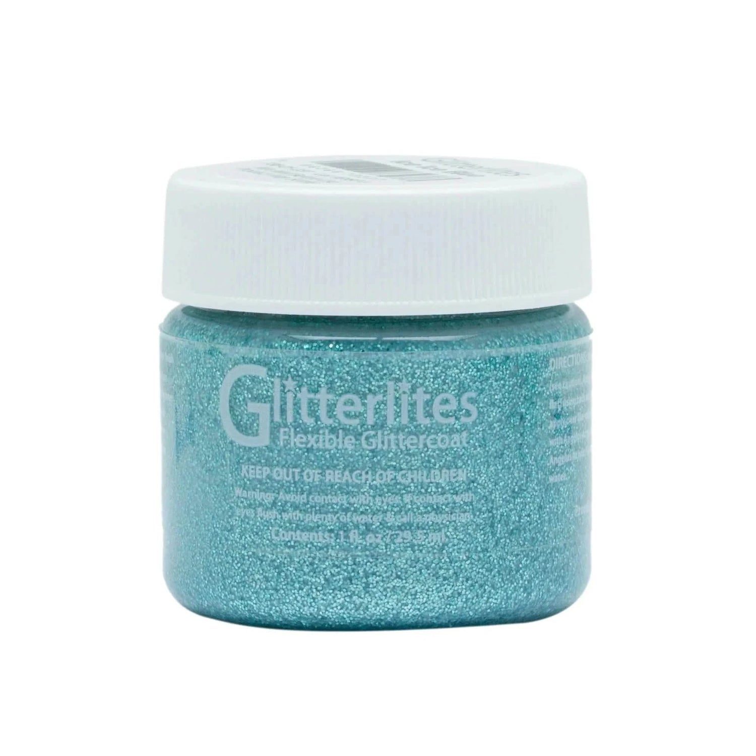 Angelus Direct Angelus Glitterlites Paint - Ice Ice Blue 1 oz. Glitterlites
