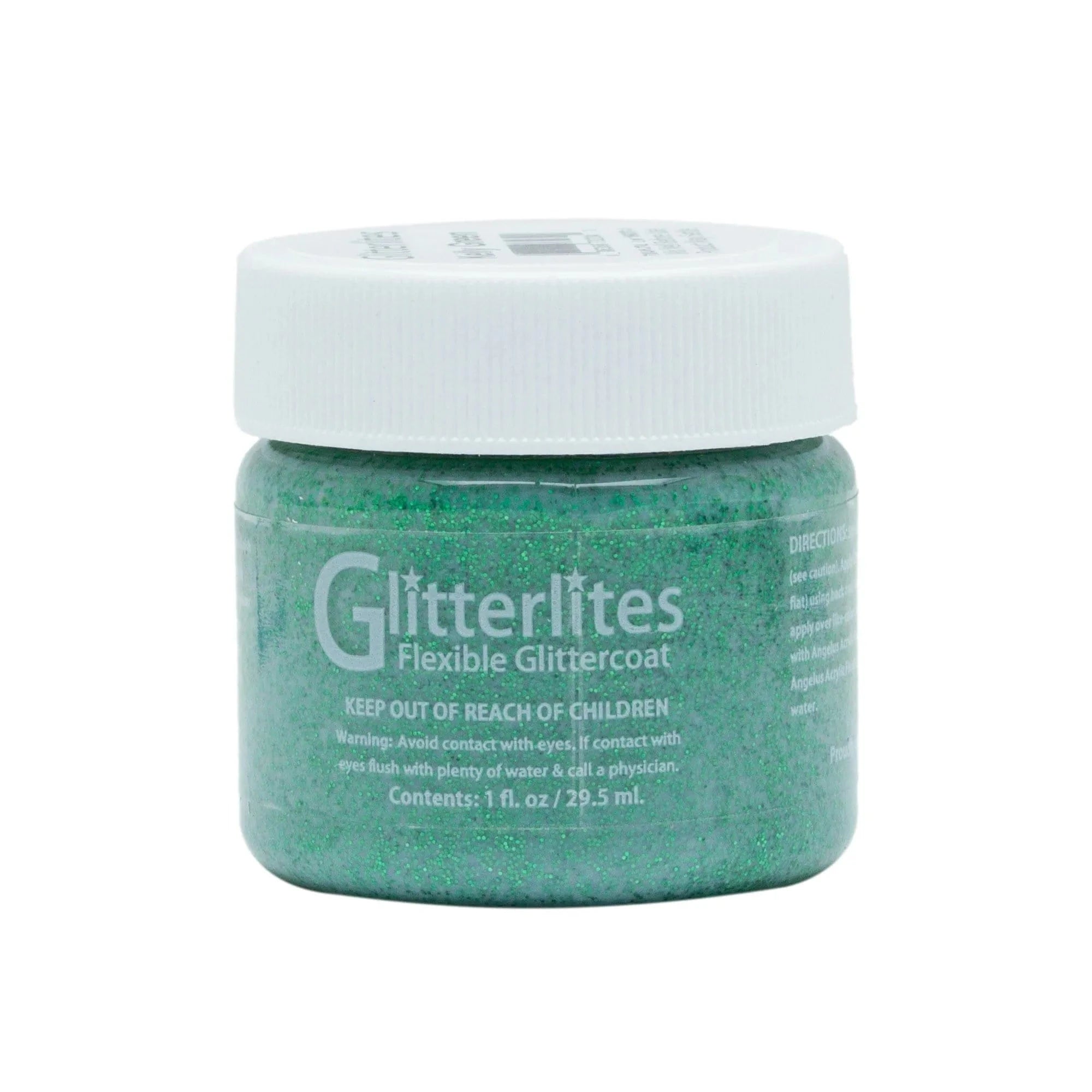 Angelus Glitterlites Paint - Kelly Green - Angelus Direct