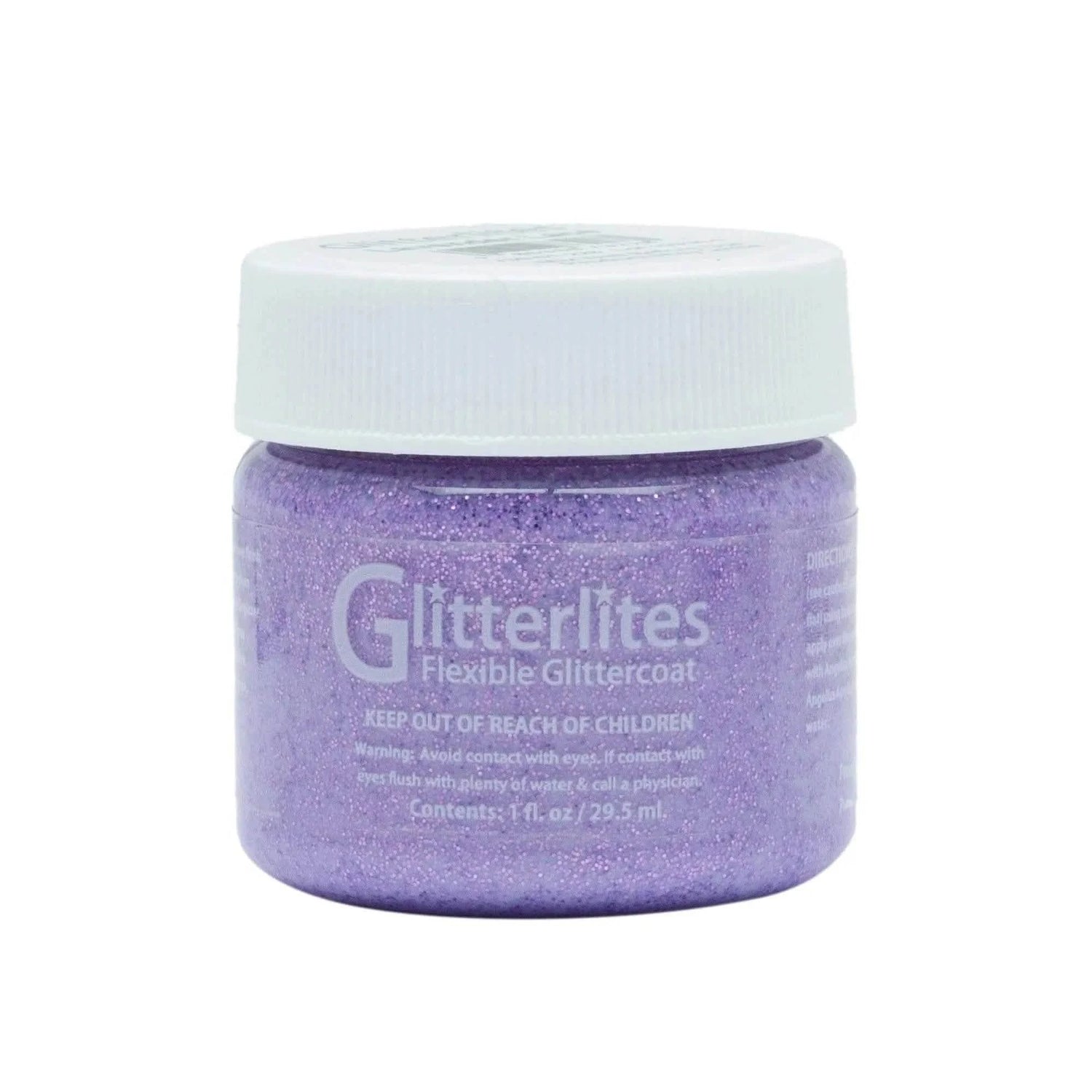 Angelus Direct Angelus Glitterlites Paint - Lavender Lace 1 oz. Glitterlites