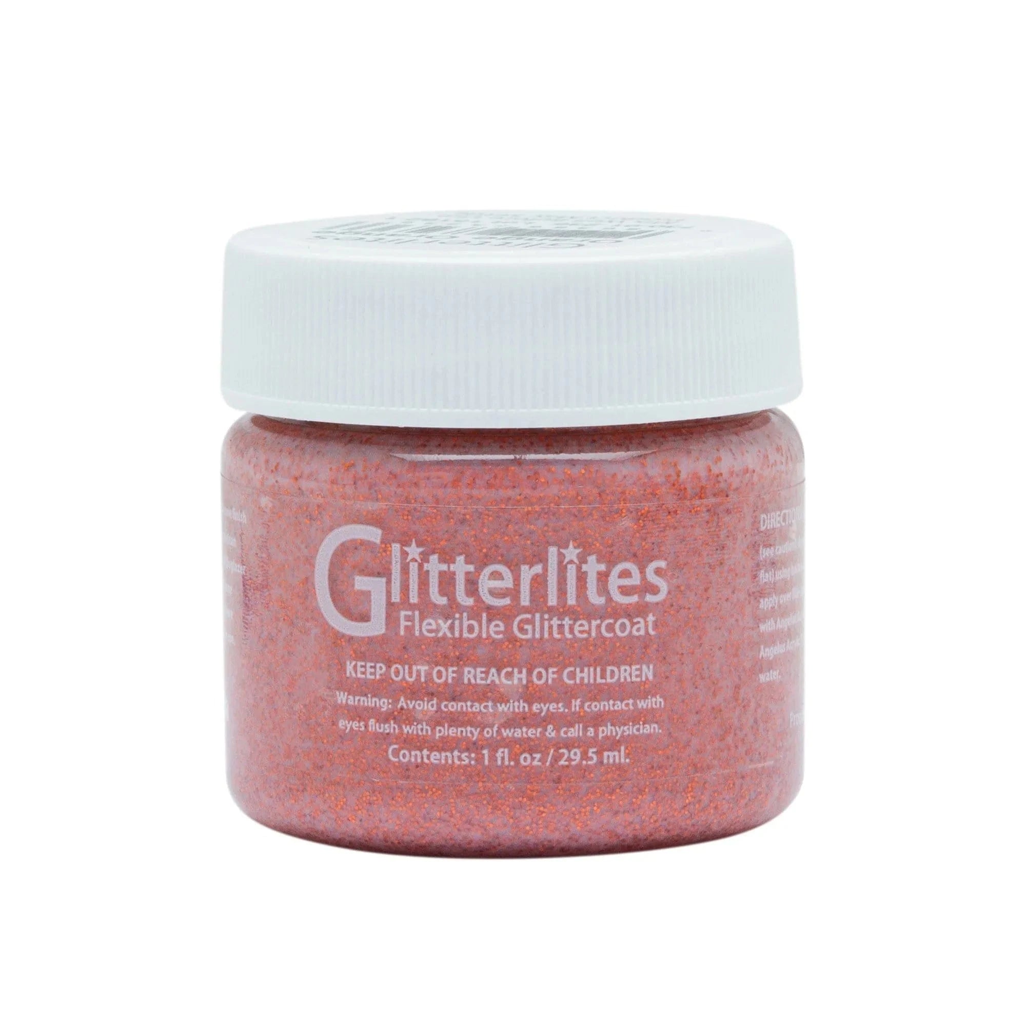Angelus Glitterlites Paint - Orange Orange - Angelus Direct