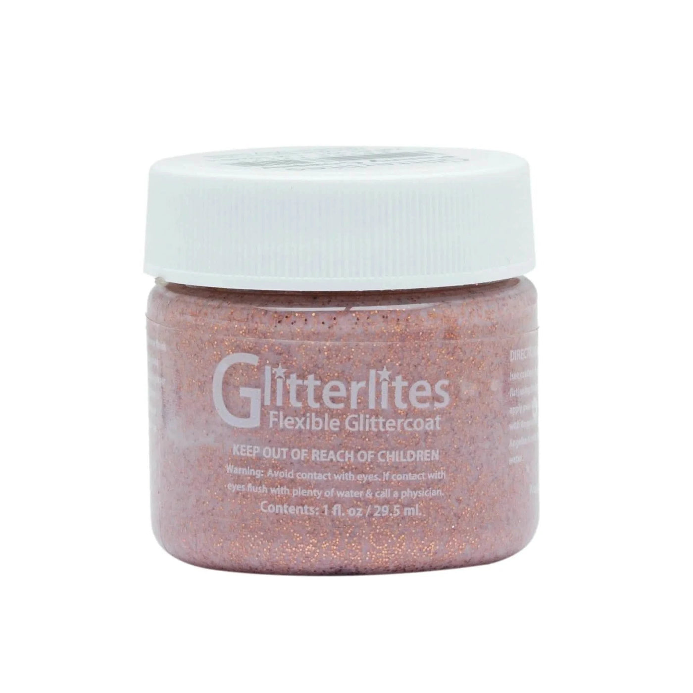 Angelus Direct Angelus Glitterlites Paint - Penny Copper 1 oz. Glitterlites