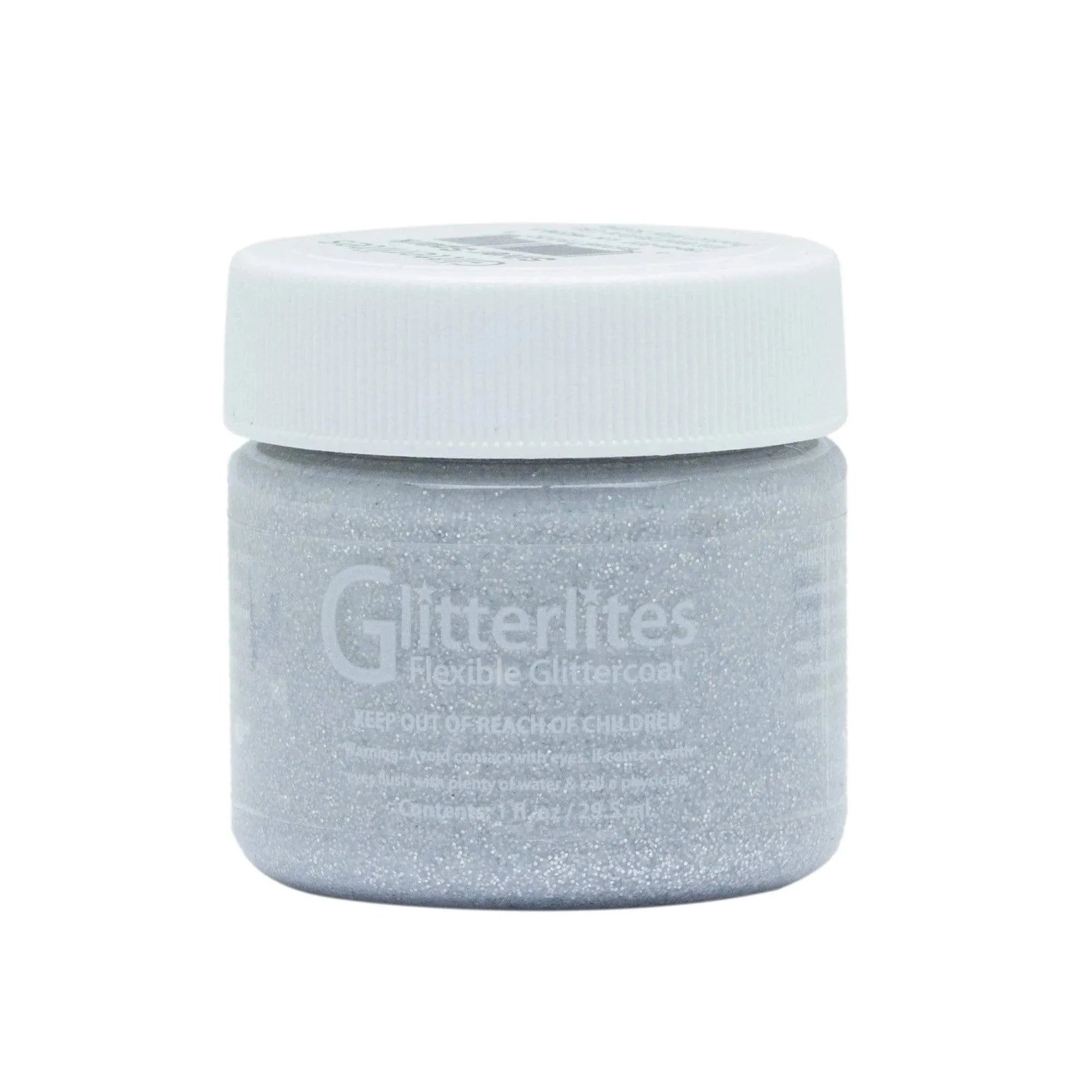 Angelus Glitterlites Paint - Silver Spark - Angelus Direct
