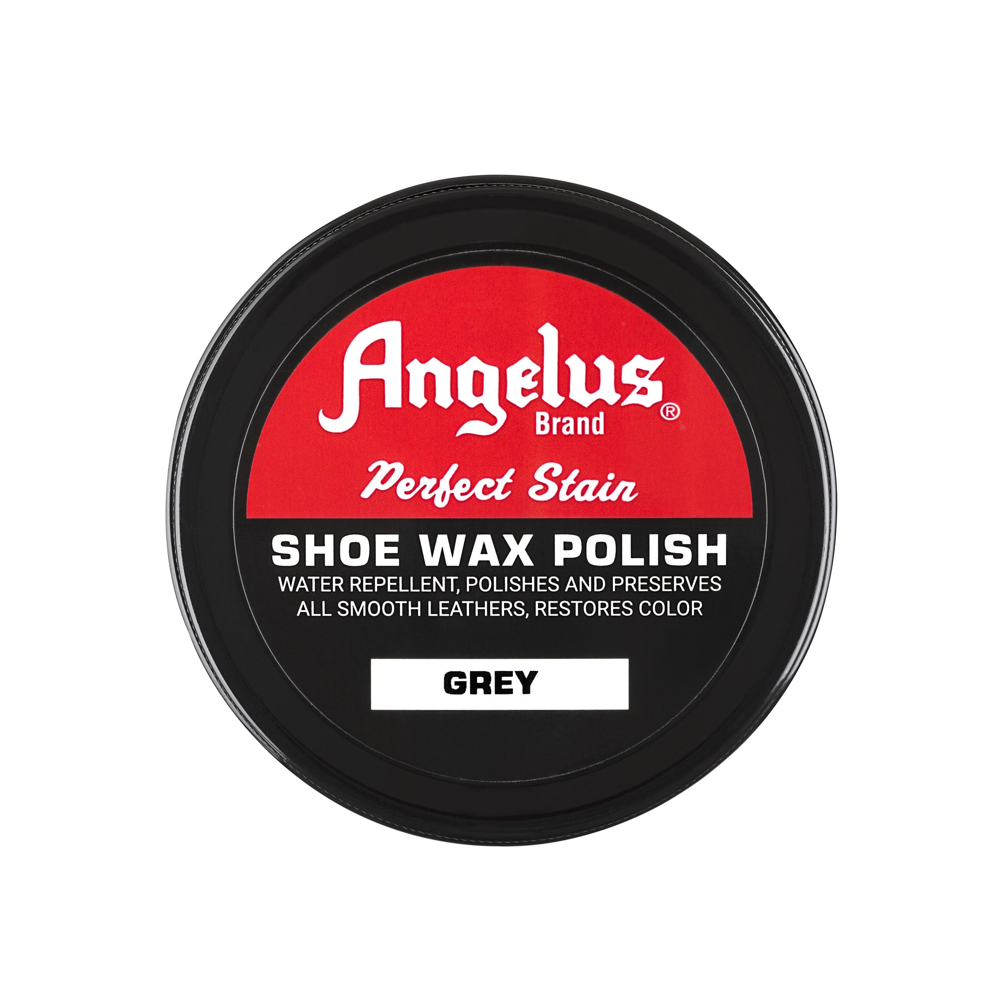 Angelus Grey Shoe Wax Polish - Neutralizes Scuffs and Polishes Grey Leather Goods
