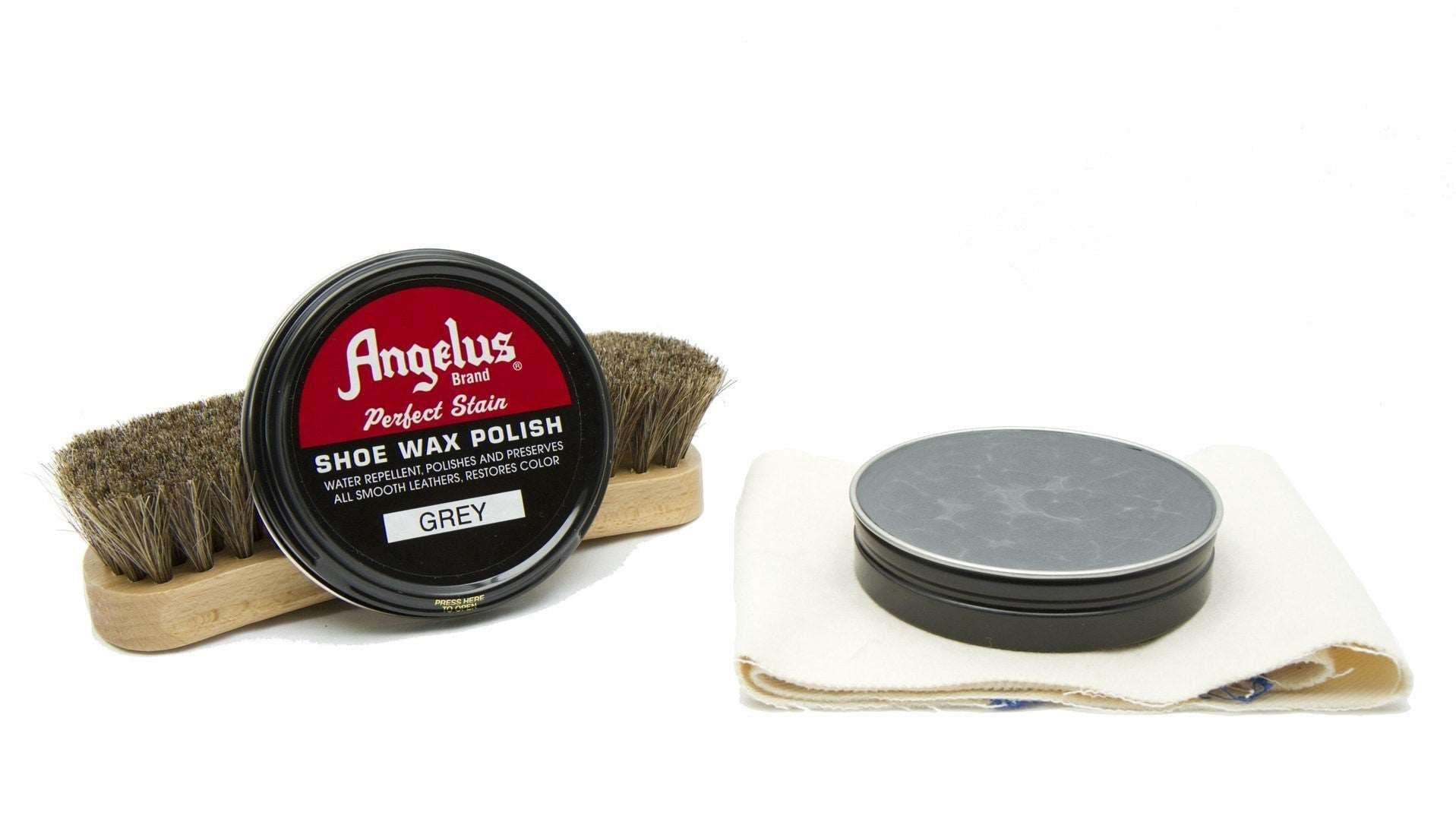 Angelus Grey Shoe Wax Polish - Angelus Direct