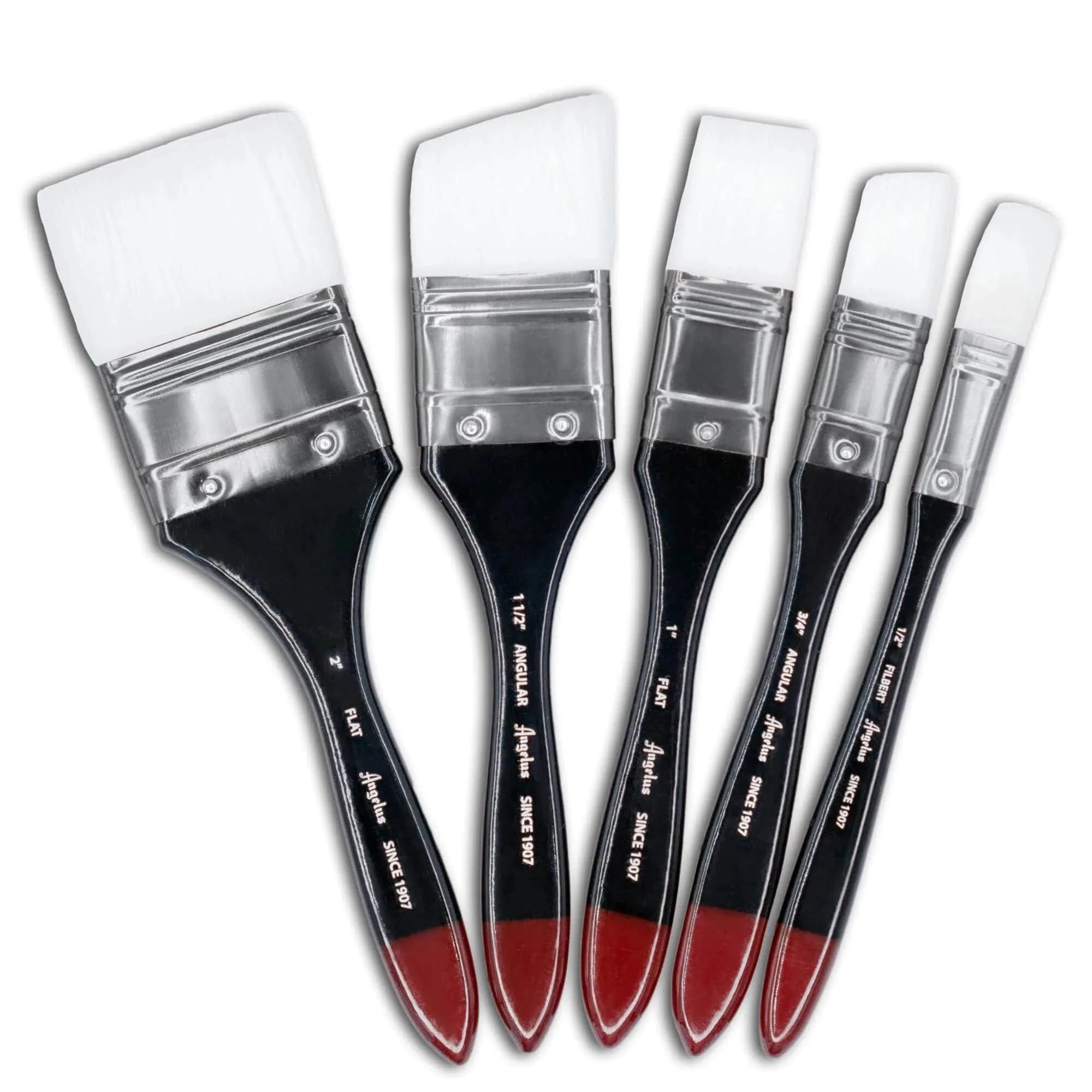 Angelus Jumbo Paint Brush Set - Angelus Direct