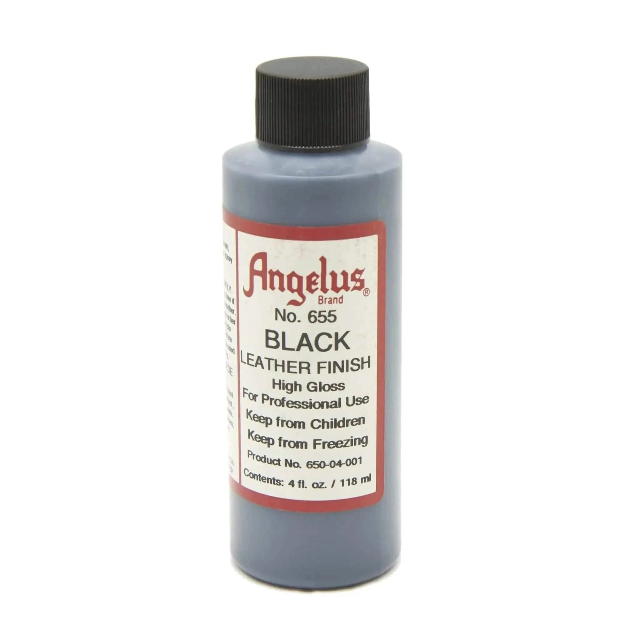 Angelus Direct Angelus Leather Finish High Gloss Black / 4 oz. Angelus