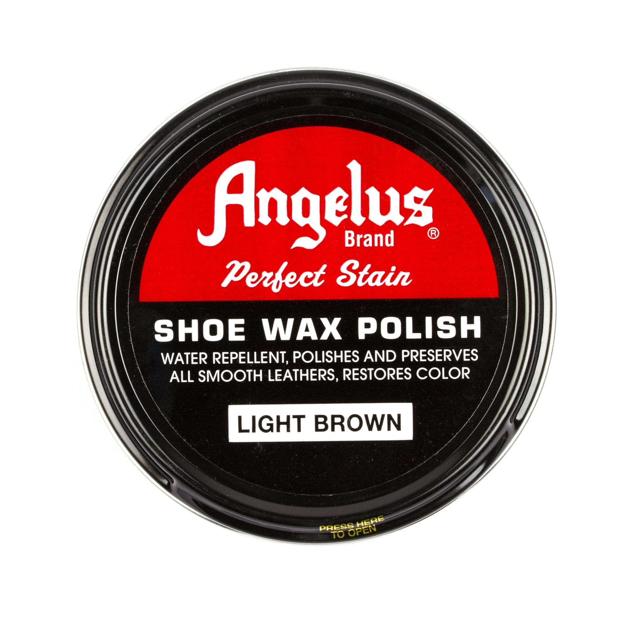 Angelus Light Brown Shoe Wax Polish - Angelus Direct