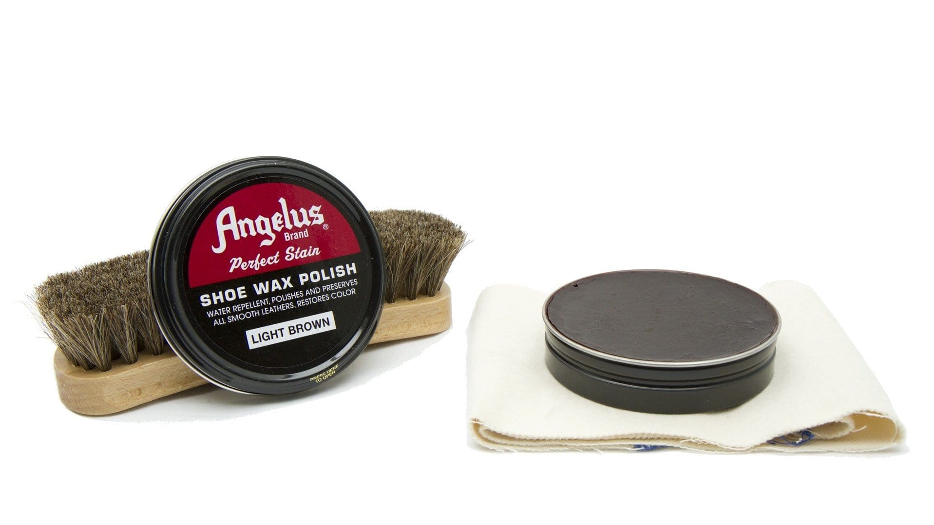 Angelus Light Brown Shoe Wax Polish - Angelus Direct