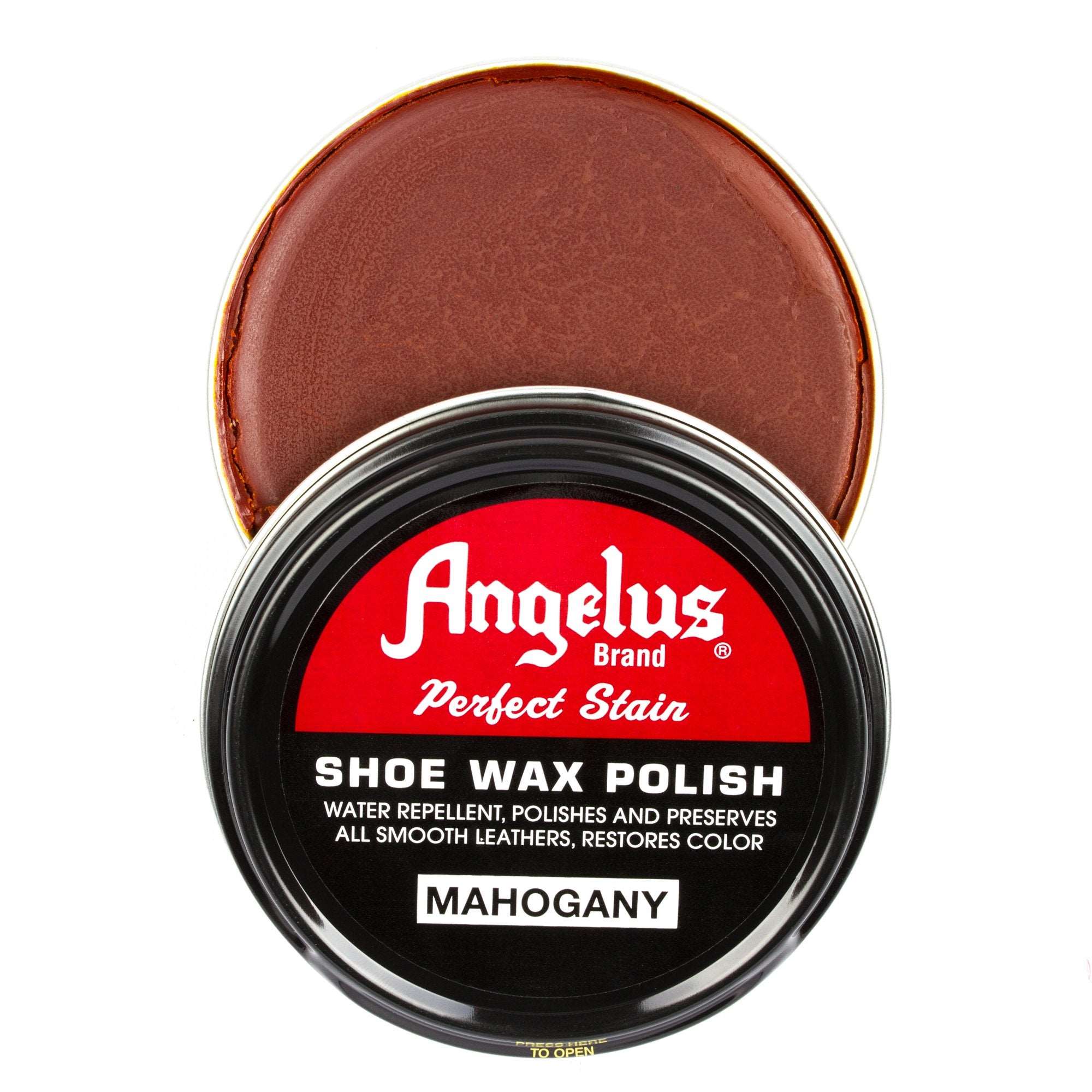 Angelus Mahogany Shoe Wax Polish - Angelus Direct