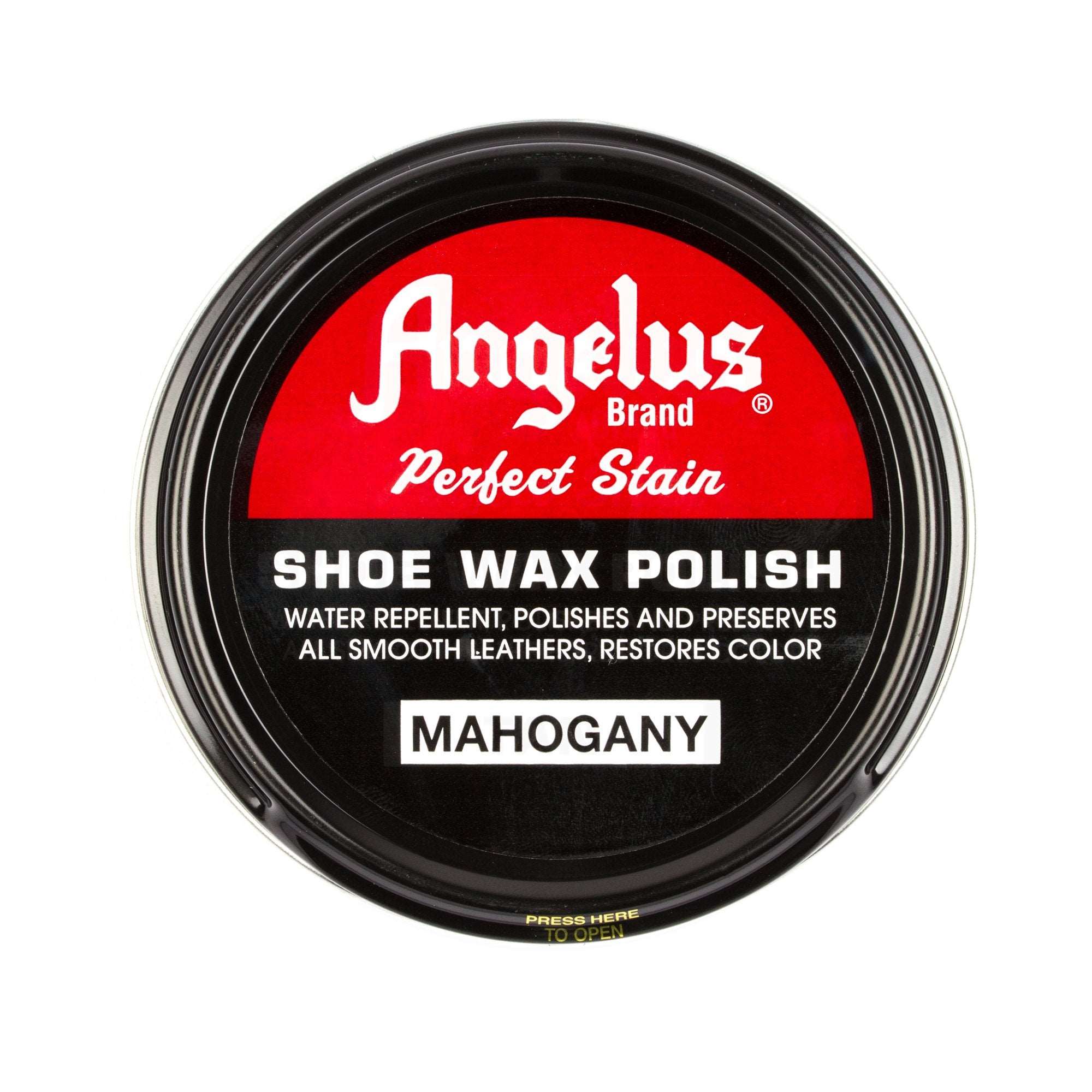 Angelus Mahogany Shoe Wax Polish - Angelus Direct